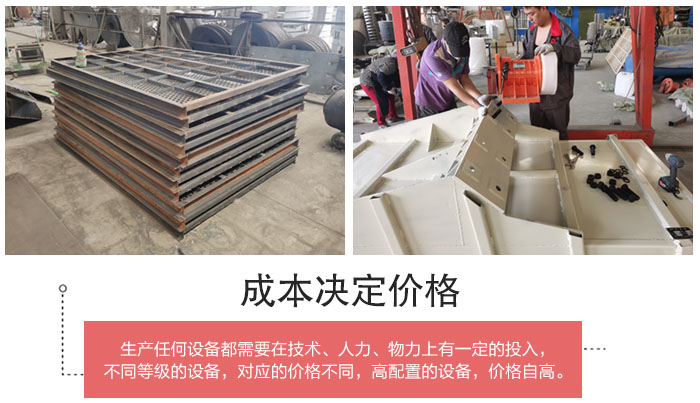 直線篩分機(jī)篩網(wǎng)，篩箱部件展示