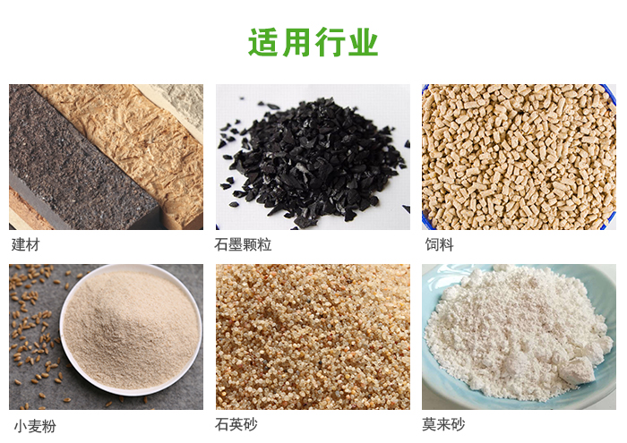 高頻振動篩主要用于化工，建材，石墨顆粒，飼料，小麥粉，石英砂，豆?jié){，果汁等各種物料的干法、濕法篩分、分級、脫水，過濾。